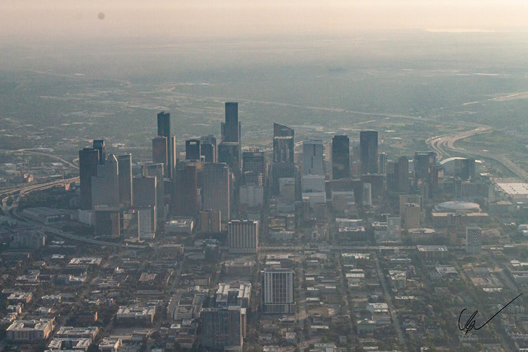 Downtown Houston from Above