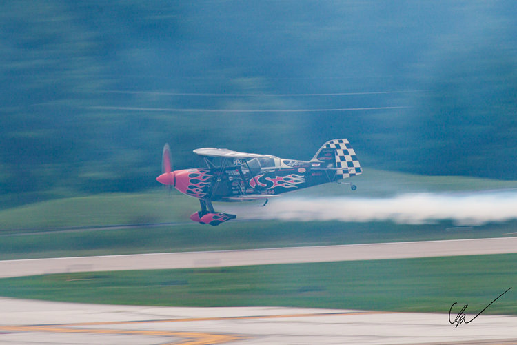 Skip Stewart doing a low pass