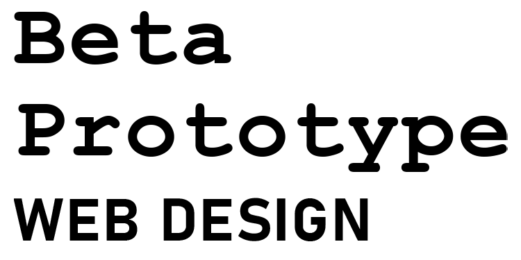 Beta-Prototype WEB DESIGN